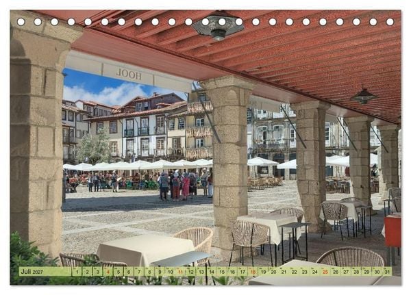 Produktbild: Cidade Guimar&atilde;es (Tischkalender 2027 DIN A5 quer), CALVENDO Monatskalender