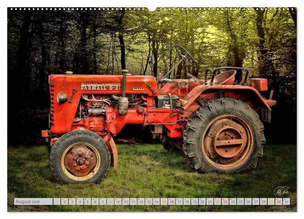 Produktbild: Oldtimer Sch&auml;tze. Ein Traktoren-Kalender (hochwertiger Premium Wandkalender 2026 DIN A2 quer), Kunstdruck in Hochglanz