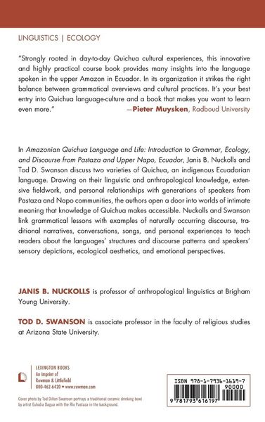 Produktbild: Amazonian Quichua Language and Life