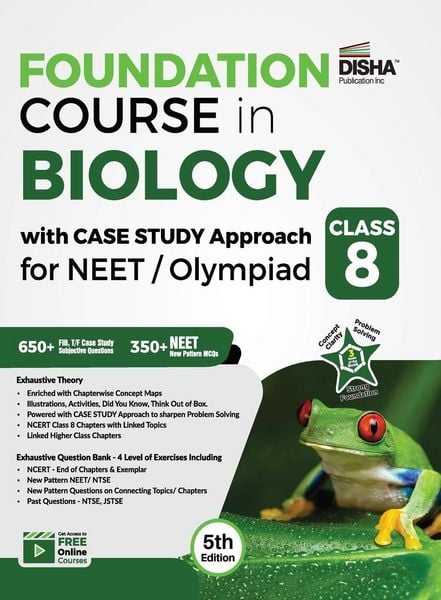 Produktbild: Foundation Course in Biology with Case Study Approach for NEET/ Olympiad Class 8 - 5th Edition