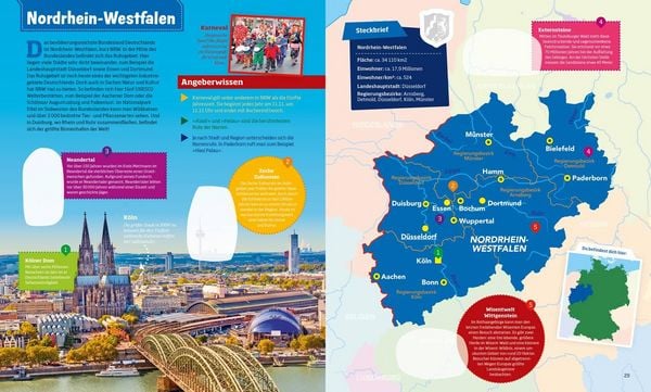 Produktbild: WAS IST WAS Stickeratlas Bundesl&auml;nder Deutschland