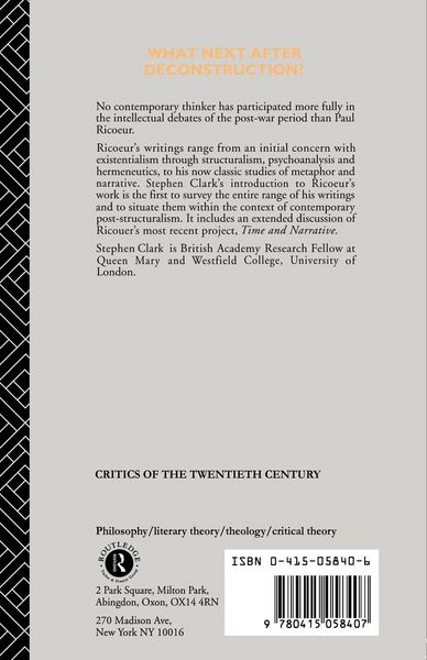 Produktbild: Paul Ricoeur