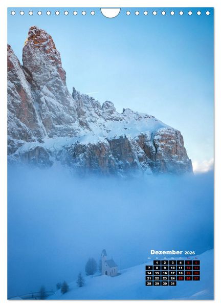 Produktbild: Dolomiten - Reise um die bleichen Berge zu entdecken (Wandkalender 2026 DIN A4 hoch), CALVENDO Monatskalender