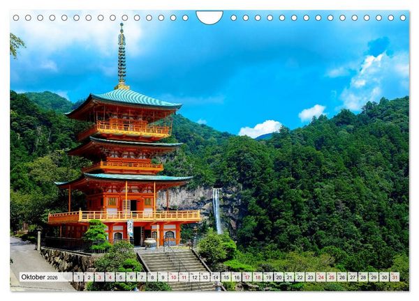 Produktbild: Exotische Bilderreise durch Japan (Wandkalender 2026 DIN A4 quer), CALVENDO Monatskalender