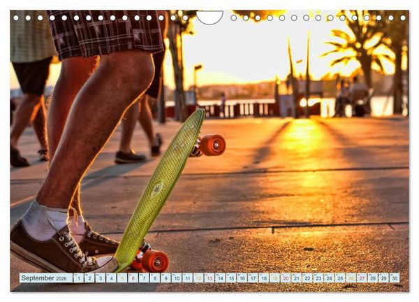 Produktbild: Skateboarding - nichts f&uuml;r Weicheier (Wandkalender 2026 DIN A4 quer), CALVENDO Monatskalender