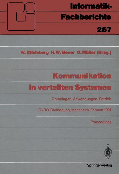 Produktbild: Kommunikation in verteilten Systemen