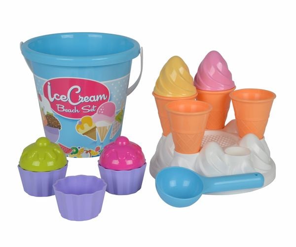 Produktbild: Simba 107114092 - Eimergarnitur, Sandkasten Set, 14-teilig, sortiert