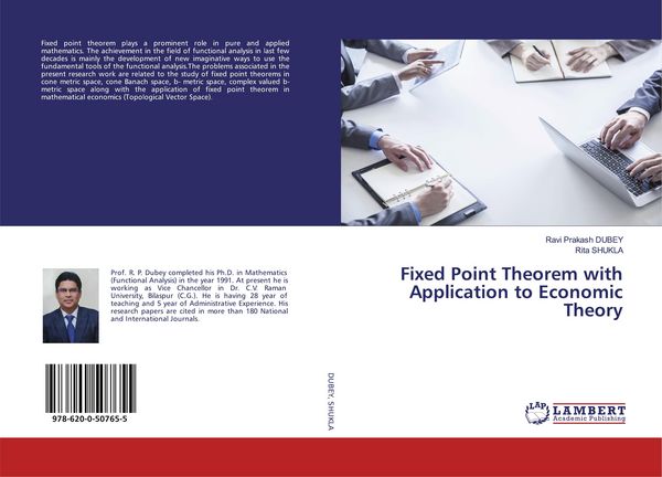 Produktbild: Fixed Point Theorem with Application to Economic Theory
