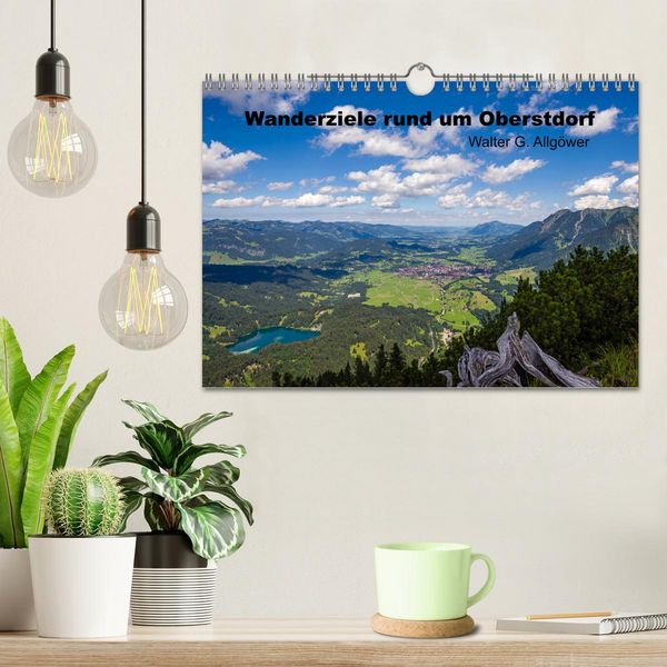 Produktbild: Wanderziele rund um Oberstdorf (Wandkalender 2026 DIN A4 quer), CALVENDO Monatskalender