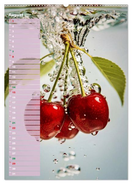 Produktbild: Erfrischendes Obst (Wandkalender 2027 DIN A2 hoch), CALVENDO Monatskalender