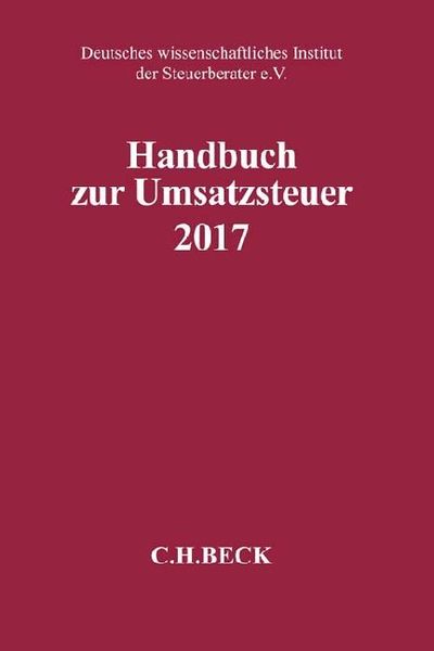 Produktbild: Handbuch zur Umsatzsteuer 2017