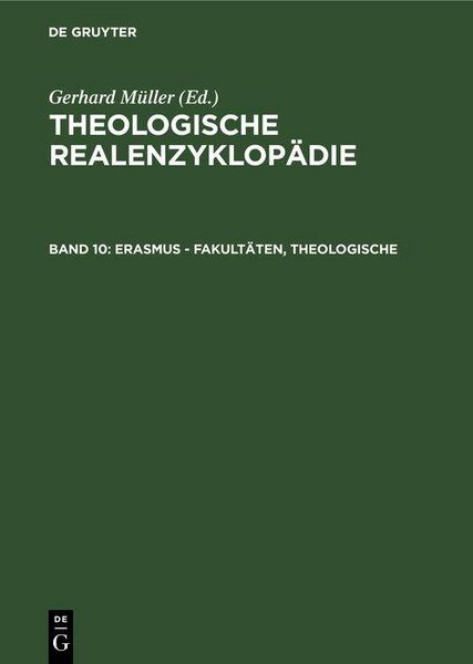 Produktbild: Erasmus - Fakult&auml;ten, Theologische