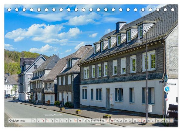Produktbild: Bad Berleburg Impressionen (Tischkalender 2026 DIN A5 quer), CALVENDO Monatskalender