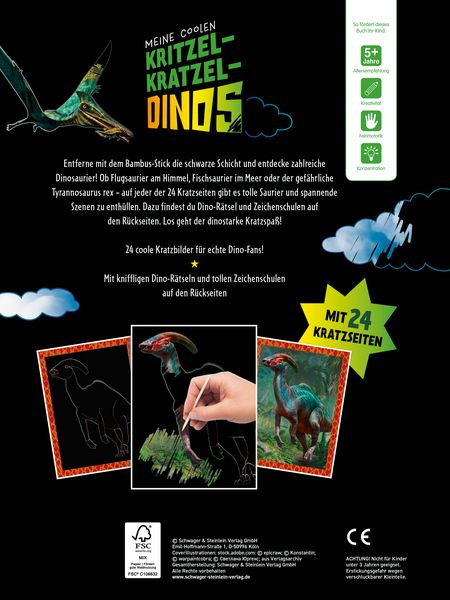 Produktbild: Meine coolen Kritzel-Kratzel-Dinos