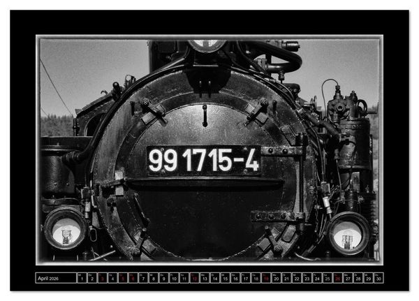 Produktbild: Die Pre&szlig;nitztalbahn (Tischkalender 2026 DIN A5 quer), CALVENDO Monatskalender