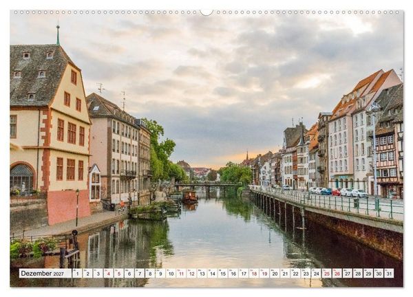 Produktbild: Romantisches Stra&szlig;burg (hochwertiger Premium Wandkalender 2027 DIN A2 quer), Kunstdruck in Hochglanz