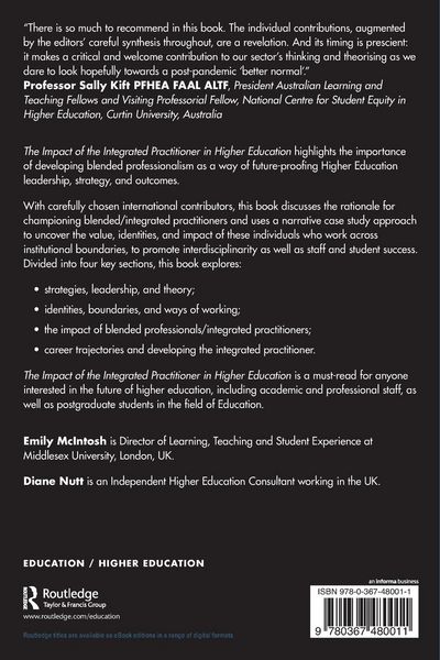 Produktbild: The Impact of the Integrated Practitioner in Higher Education
