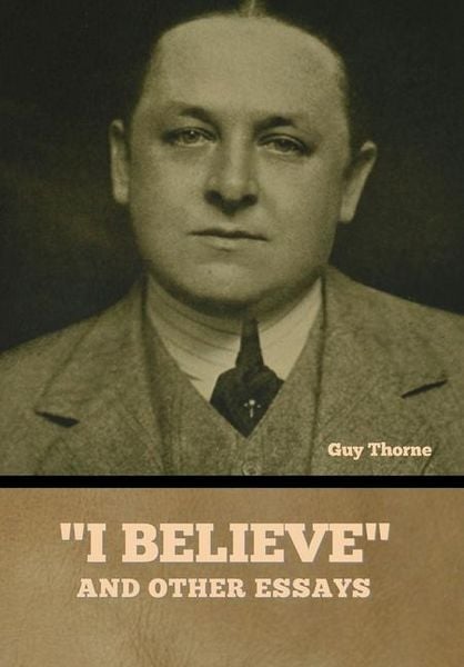 Produktbild: "I Believe" and other essays