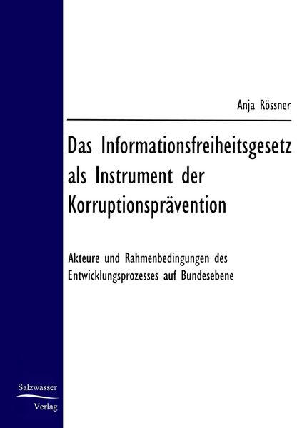 Produktbild: Das Informationsfreiheitsgesetz