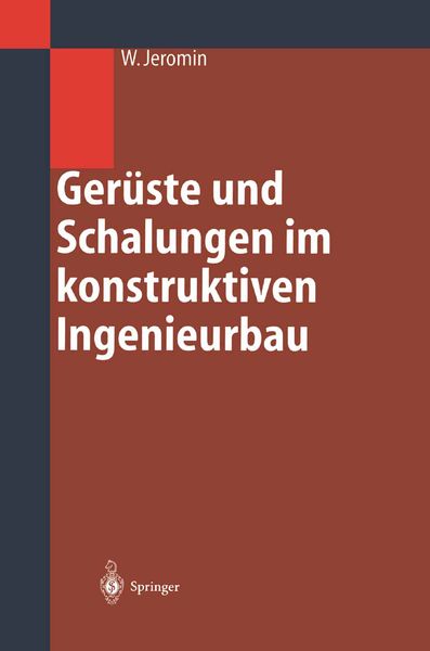 Produktbild: Ger&uuml;ste und Schalungen im konstruktiven Ingenieurbau
