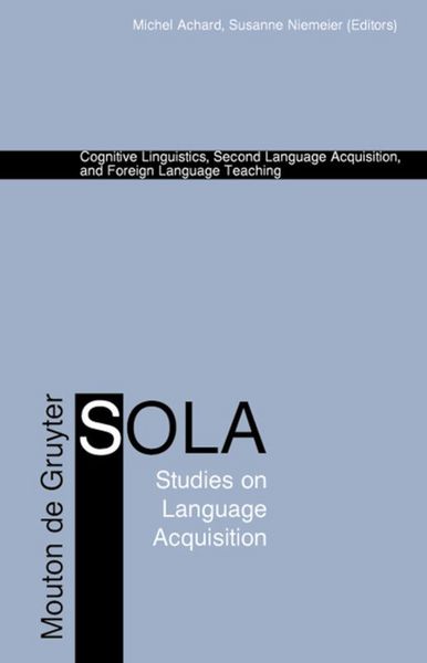 Produktbild: Cognitive Linguistics, Second Language Acquisition, and Foreign Language Teaching