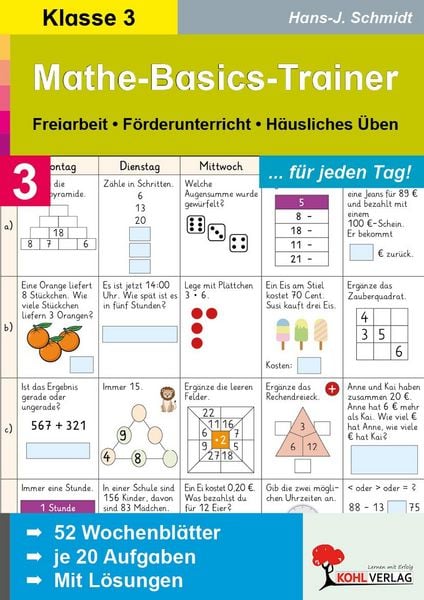 Produktbild: Mathe-Basics-Trainer 3. Schuljahr
