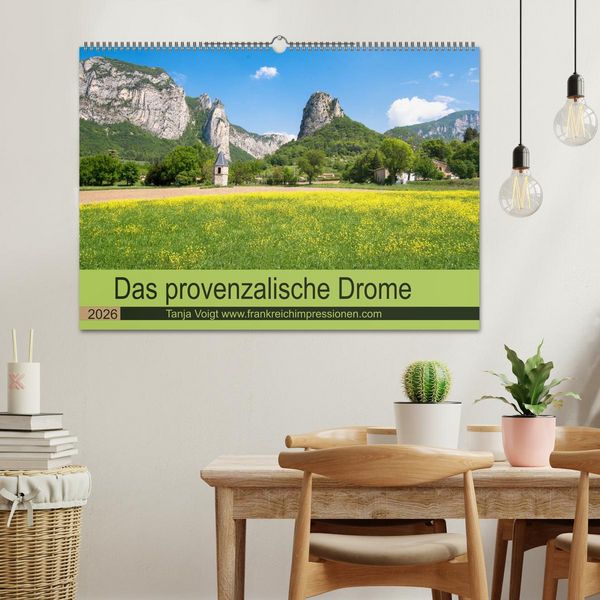 Produktbild: Provenzalisches Drome (Wandkalender 2026 DIN A2 quer), CALVENDO Monatskalender