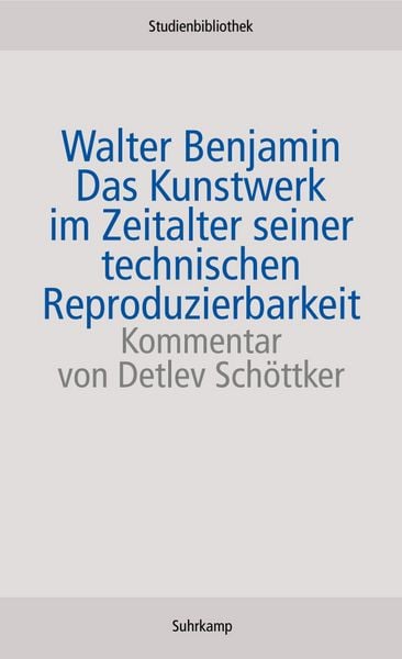 Produktbild: Das Kunstwerk im Zeitalter seiner technischen Reproduzierbarkeit
