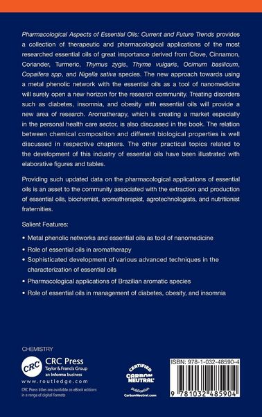 Produktbild: Pharmacological Aspects of Essential Oils
