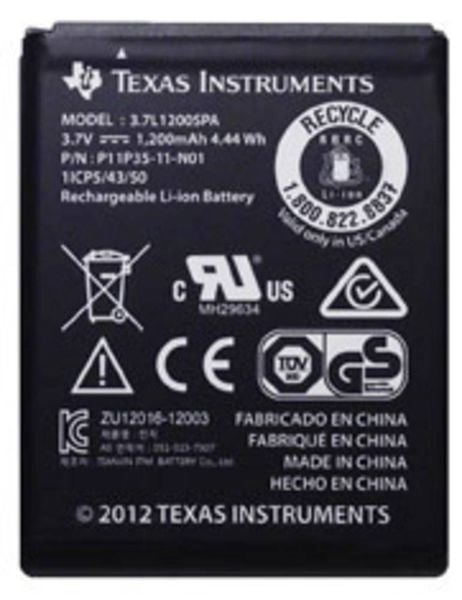 Produktbild: Texas Instruments N2BT-BKT-B Akku-Pack für Grafikrechner (B x H x T) 43 x 53 x 4.5mm
