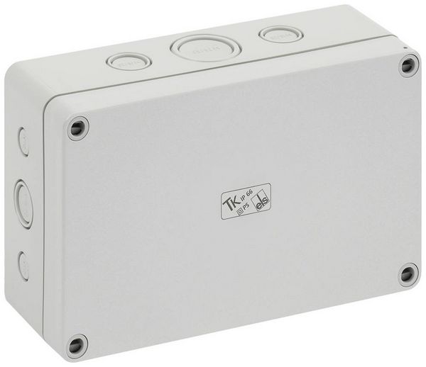 Spelsberg TK PS 1811-6f-m Installations-Gehäuse 180 x 110 x 63 Polystyrol (EPS) Lichtgrau (RAL 7035) 1 St.