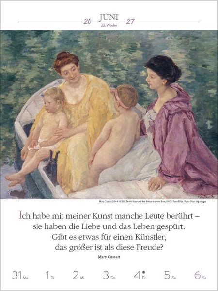 Produktbild: Literaturkalender Kunst 2027
