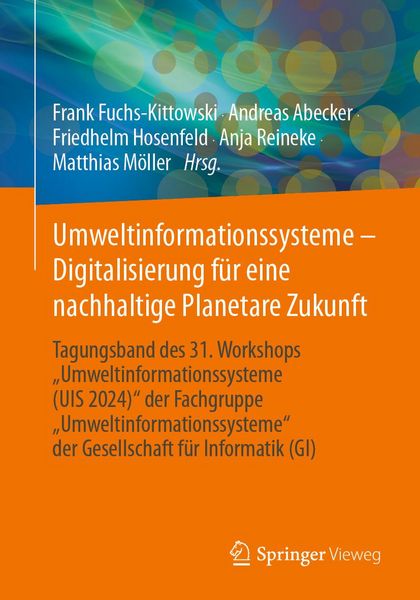 Produktbild: Umweltinformationssysteme - Digitalisierung f&uuml;r eine nachhaltige Planetare Zukunft