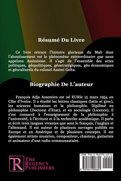 Produktbild: Le Destin Du Mali Avec Assimi Goita