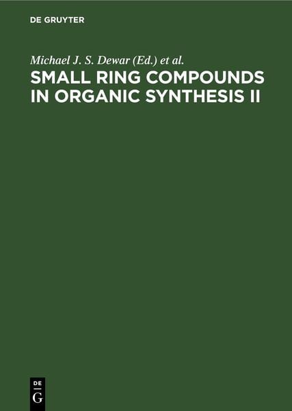 Produktbild: Small Ring Compounds in Organic Synthesis II