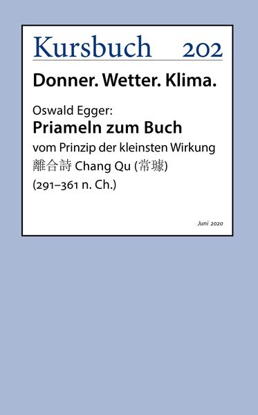 Produktbild: Priameln zum Buch vom Prinzip der kleinsten Wirkung