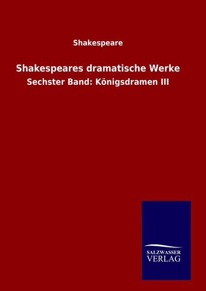 Produktbild: Shakespeares dramatische Werke