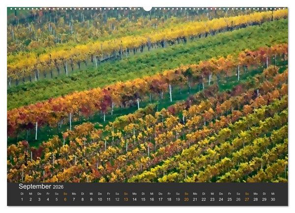 Produktbild: Die S&uuml;dsteirischen Weinstrasse (Wandkalender 2026 DIN A2 quer), CALVENDO Monatskalender