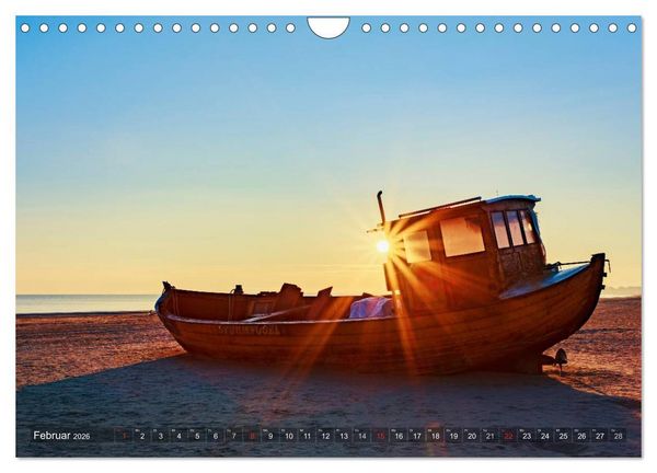 Produktbild: Stimmungsvolle Ostseek&uuml;ste 2026 (Wandkalender 2026 DIN A4 quer), CALVENDO Monatskalender