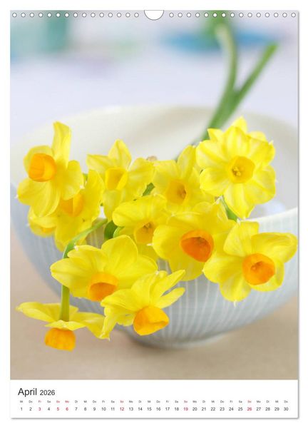 Produktbild: Verliebt in Blumen (Wandkalender 2026 DIN A3 hoch), CALVENDO Monatskalender