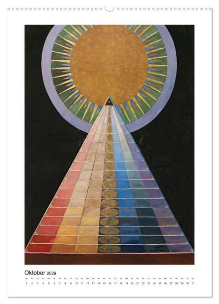 Produktbild: Hilma af Klint - Ein Jahr voller mystischer Kunst (hochwertiger Premium Wandkalender 2026 DIN A2 hoch), Kunstdruck in Hochglanz