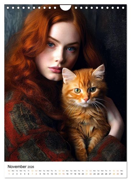 Produktbild: Purrrfect Companions (Wall Calendar 2026 DIN A4 portrait), CALVENDO 12 Month Wall Calendar