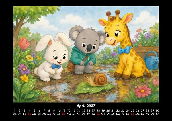 Produktbild: Mein erster Schultag - Ein mutiges Jahr 2027 Fotokalender DIN A3