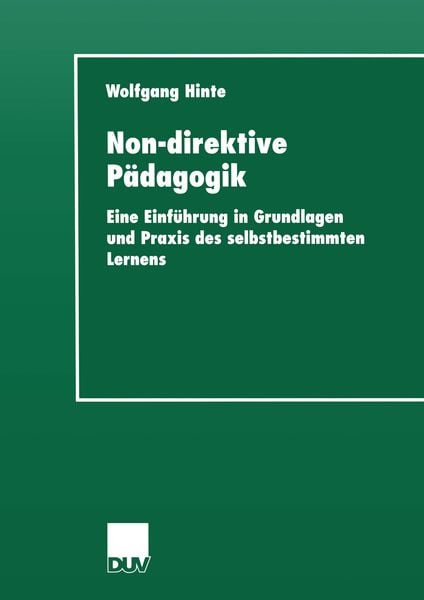 Produktbild: Non-direktive P&auml;dagogik