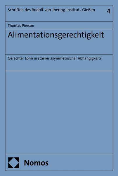 Produktbild: Alimentationsgerechtigkeit