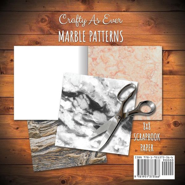 Produktbild: Marble Patterns Scrapbook Paper Pad 8x8 Scrapbooking Kit for Papercrafts, Cardmaking, Printmaking, DIY Crafts, Stationary Designs, Borders, Backgrounds