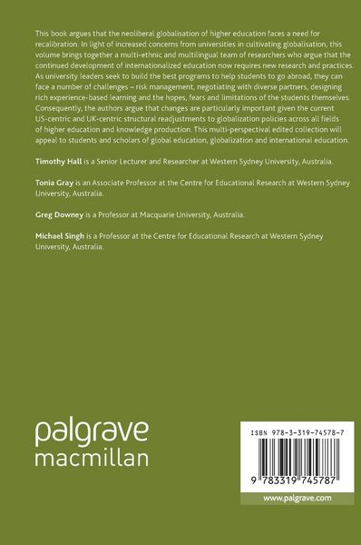 Produktbild: The Globalisation of Higher Education