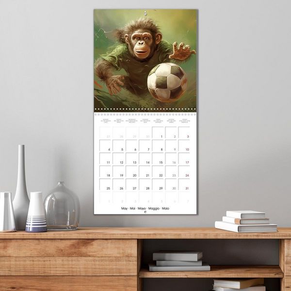 Produktbild: Kicking baby monkeys (Wall Calendar 2026 12 &times; 12 Inch) CALVENDO 12 Month Wall Calendar