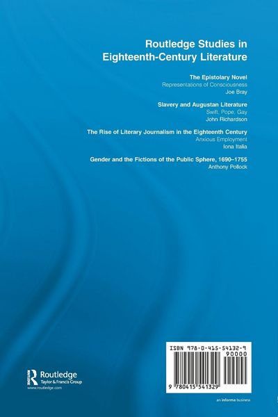 Produktbild: Gender and the Fictions of the Public Sphere, 1690-1755