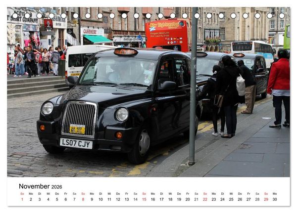 Produktbild: Schottlands Hauptstadt Edinburgh (Tischkalender 2026 DIN A5 quer), CALVENDO Monatskalender